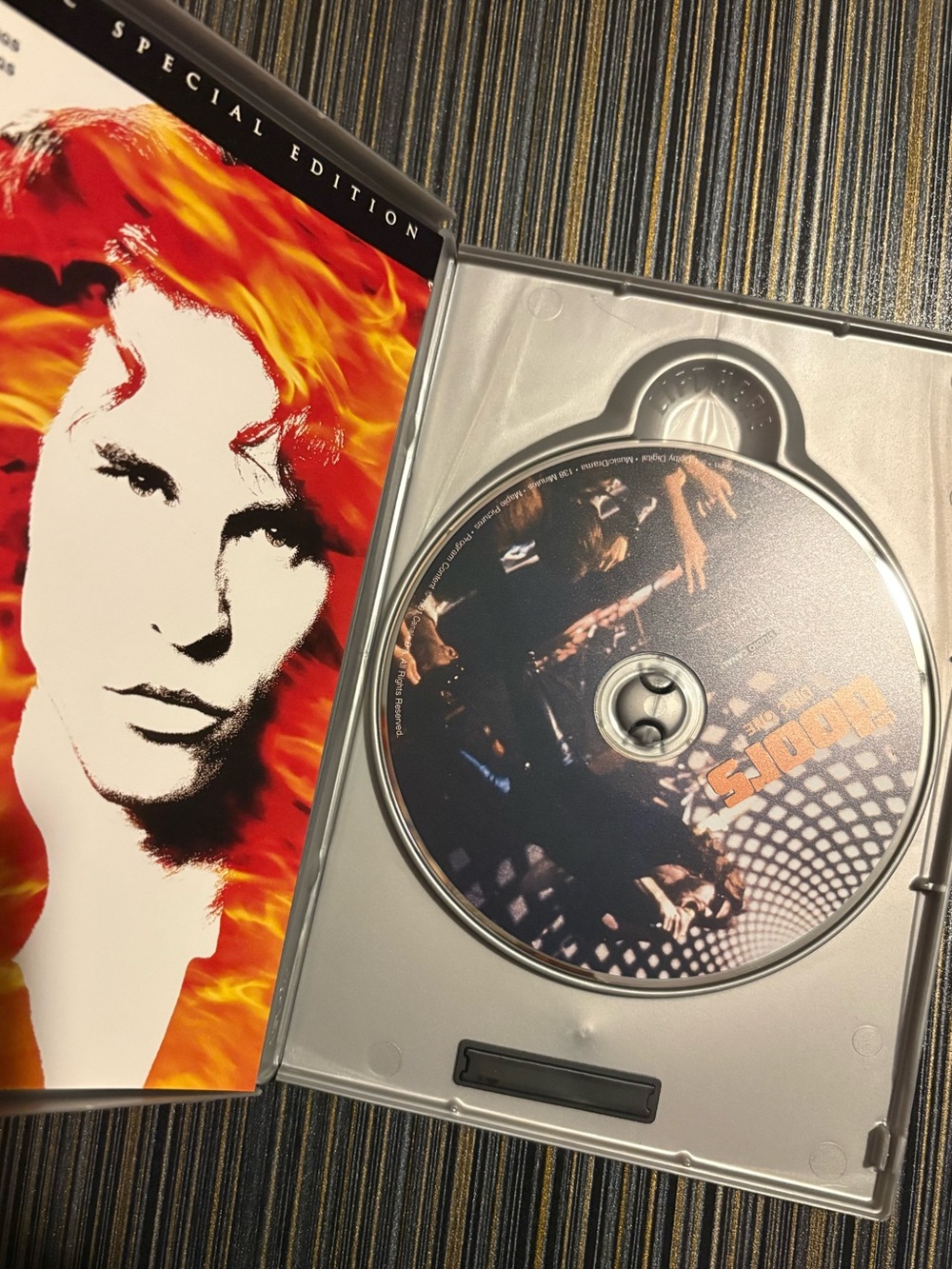 The Doors 2-Disc Special Edition DVD — Holographic Flame Cover - Picture 3 of 4